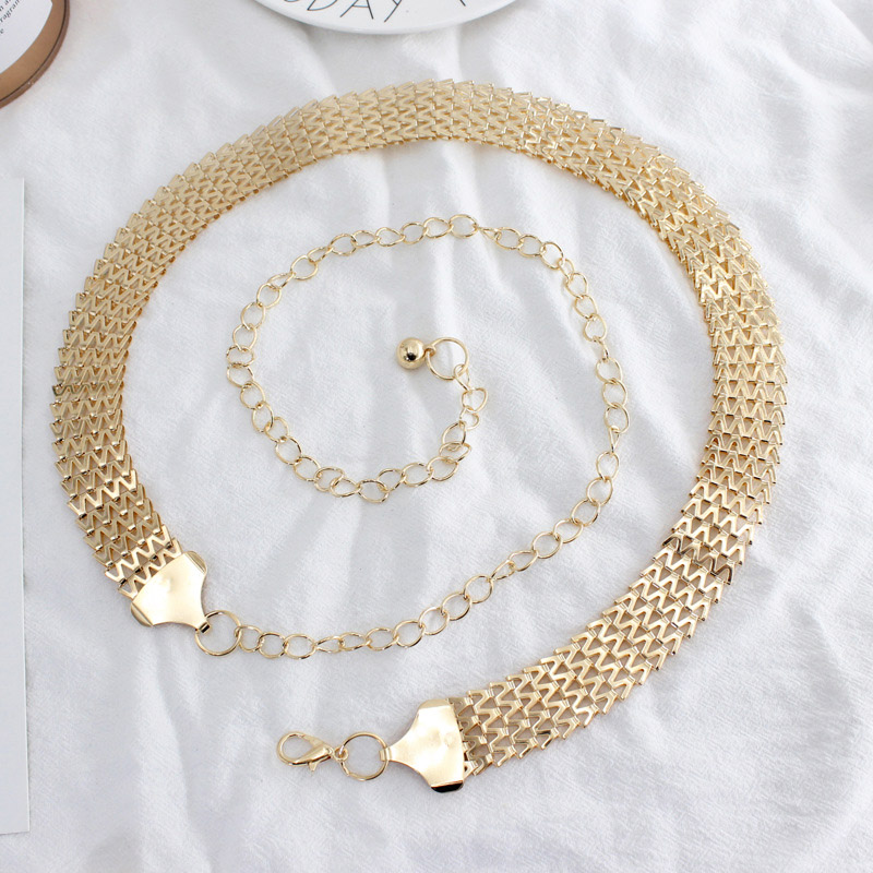 Thắt Lưng Kim Loại Phối Tua Rua Thời Trang Dành Cho Nữ