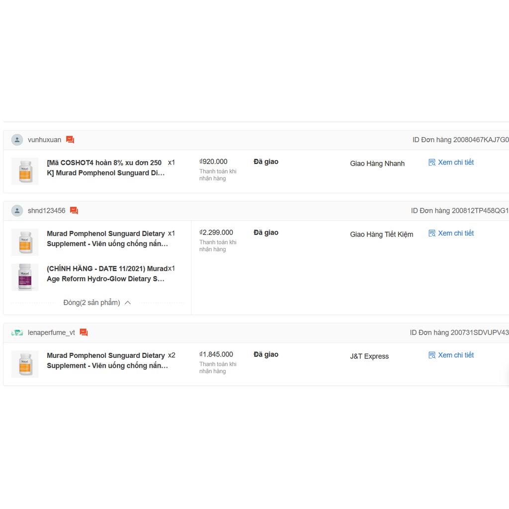 Viên uống chống nắng làm da sáng, khỏe, mờ nám Murad Pomphenol Sunguard Dietary Supplement. | Thế Giới Skin Care