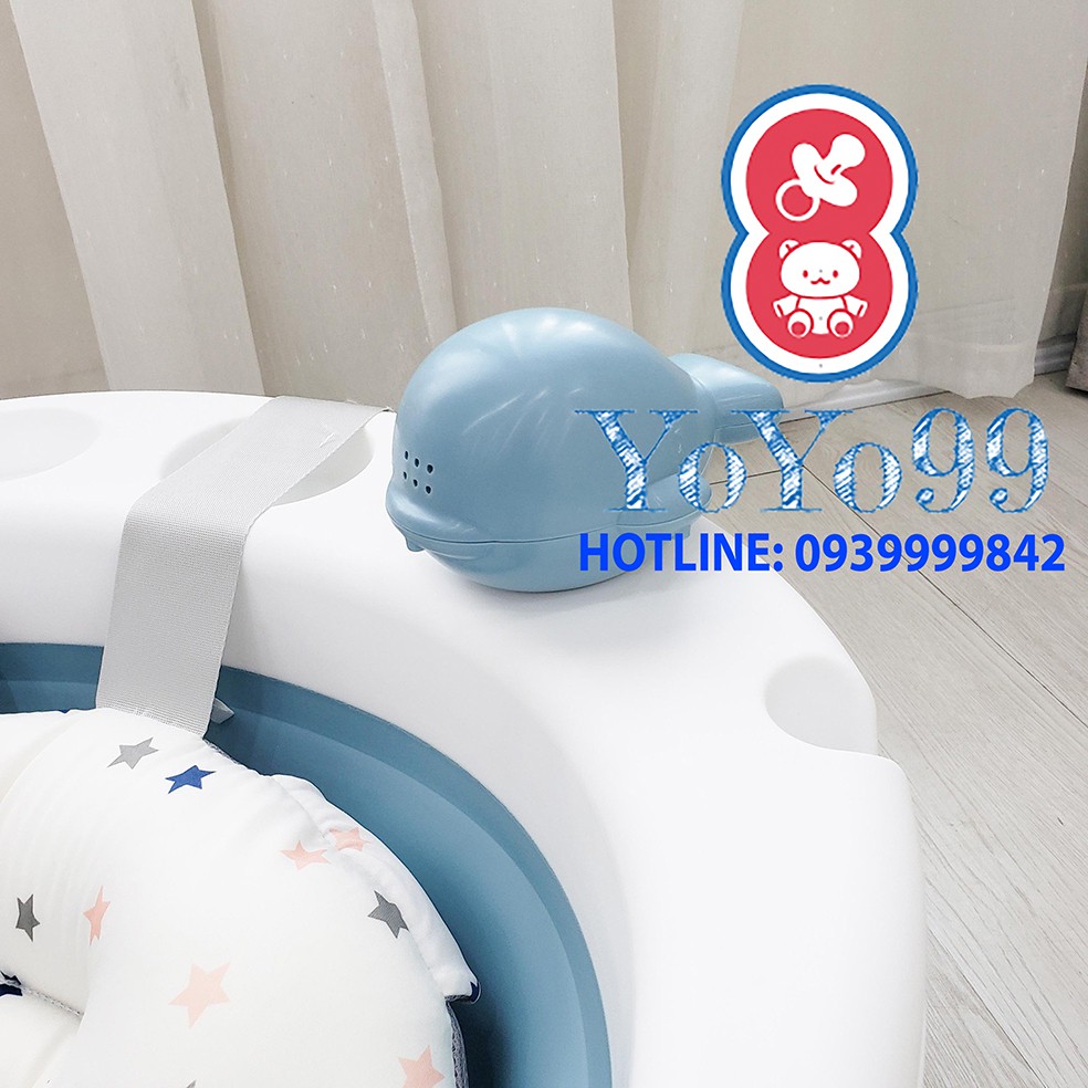 Chậu tắm gấp gọn kèm phao chính hãng Holla hot nhất 2021