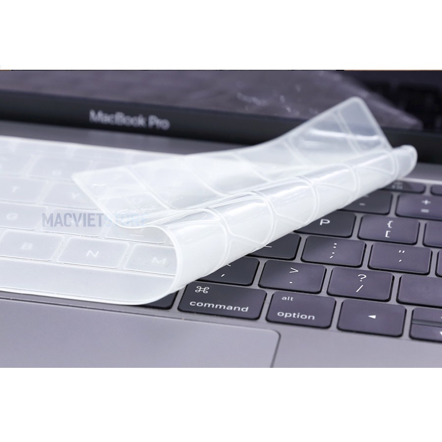 Phủ Phím Macbook Trong Suốt, Đen Bản Quốc Tế đủ size máy macbook ôm khít, chống bụi, chống nước