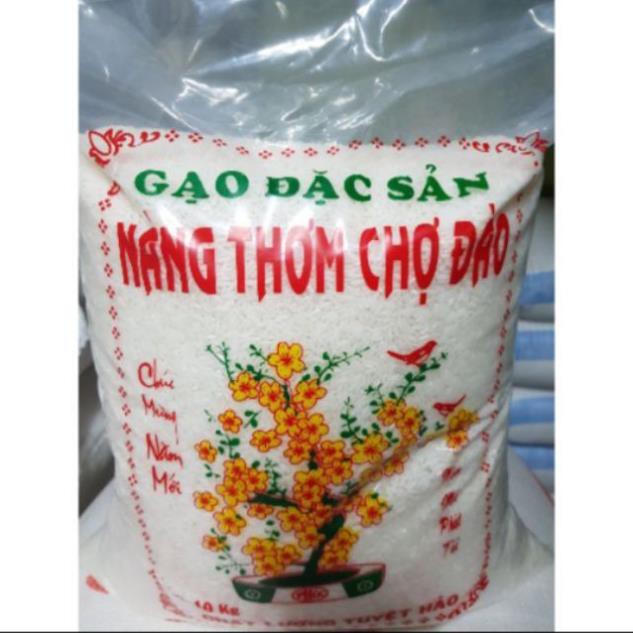 Gạo Nàng Thơm Chợ Đào đóng bao Tứ Quý 𝐁𝐀𝐎 𝟏𝟎 𝐊𝐆 Gạo sạch Long An