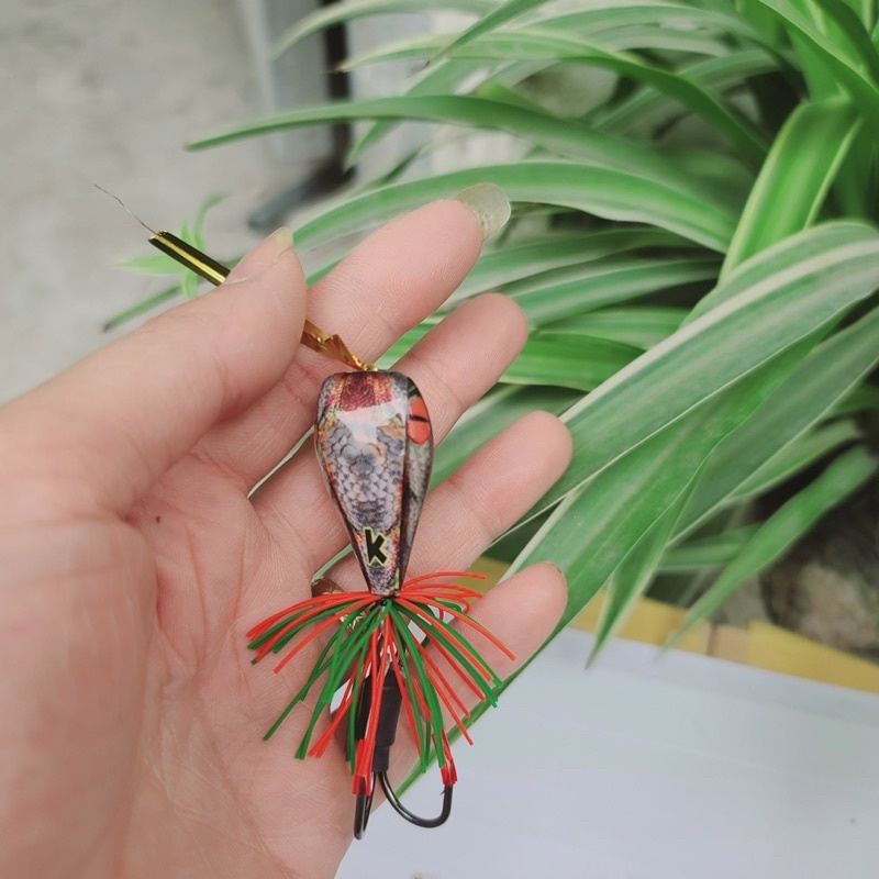 Nhái nhảy đầu rắn sơn 3D