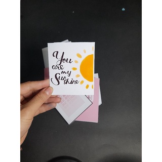 Thiệp chúc mừng mini dễ thương