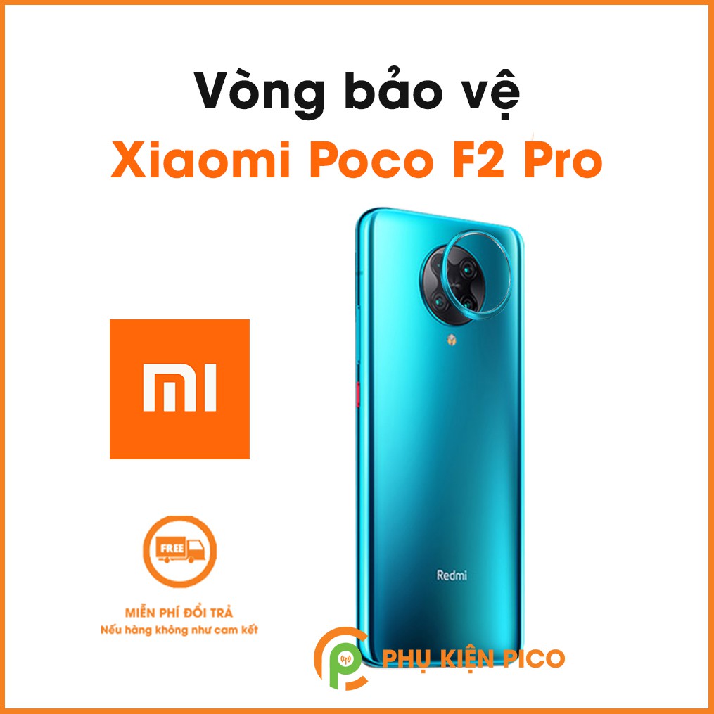 Vòng bảo vệ camera Xiaomi Poco F2 Pro kim loại ốp viền camera chống xước