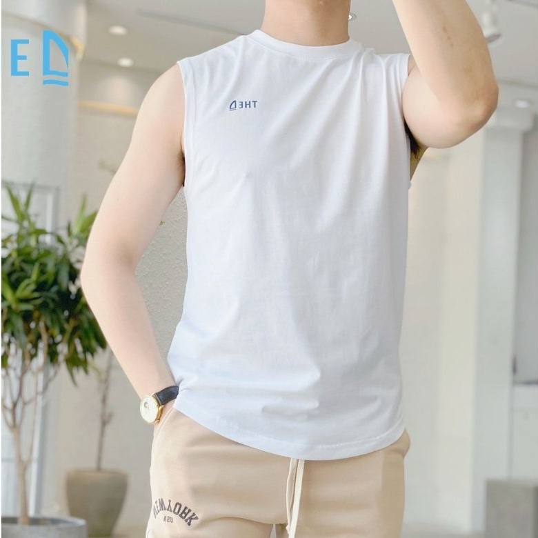 Áo Ba Lỗ Nam Tanktop The D Dáng Regular Chất Liệu Cotton Mềm Mịn, Thoáng Mát, Thấm Hút Mồ Hôi Tốt 5503