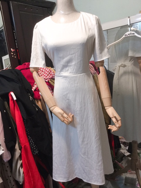 Đầm maxi full lót trắng tinh khôi chơi hè hết sẩy 🍍 Ảnh thật | BigBuy360 - bigbuy360.vn