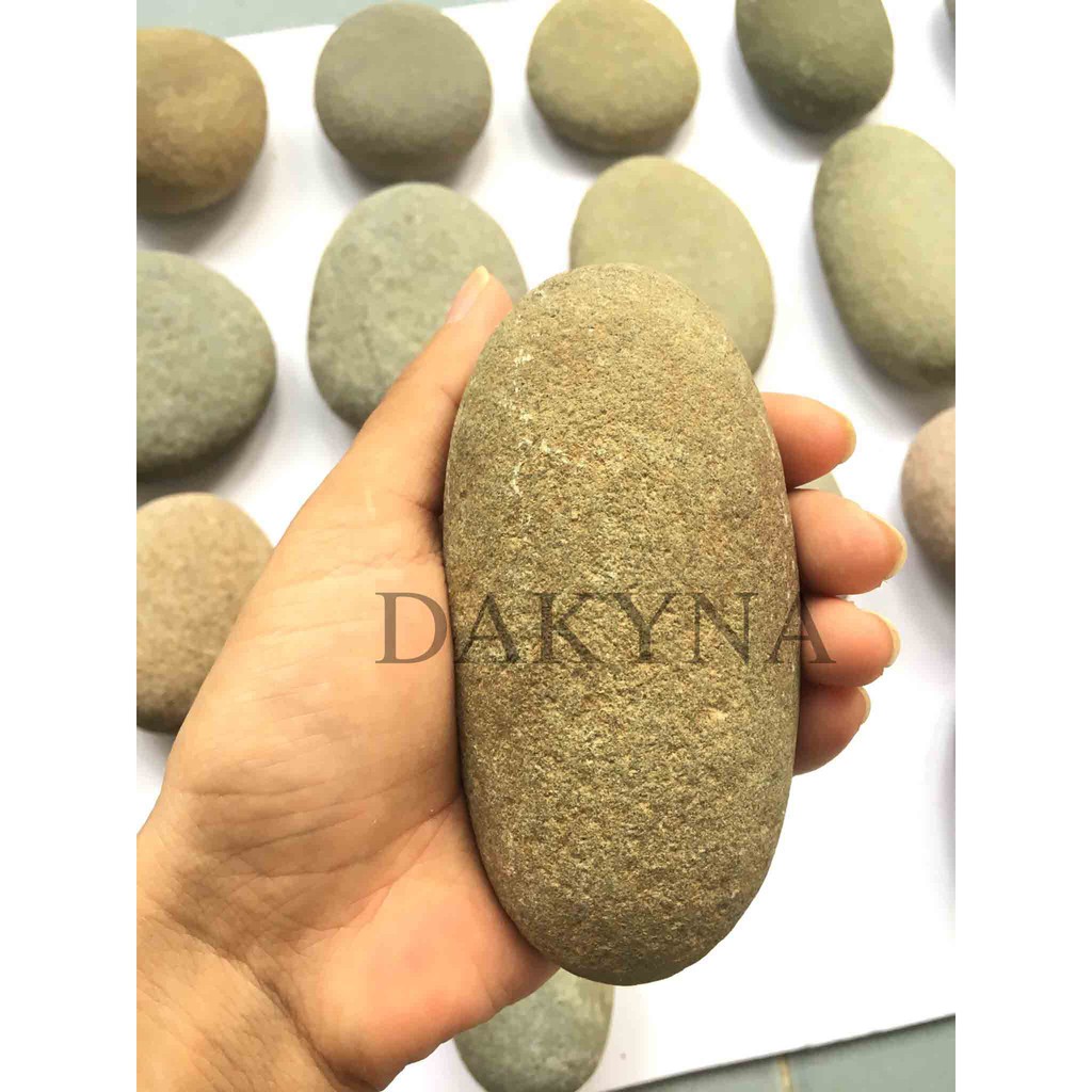 Đá kỳ tắm tự nhiên (tròn dẹt) DAKYNA