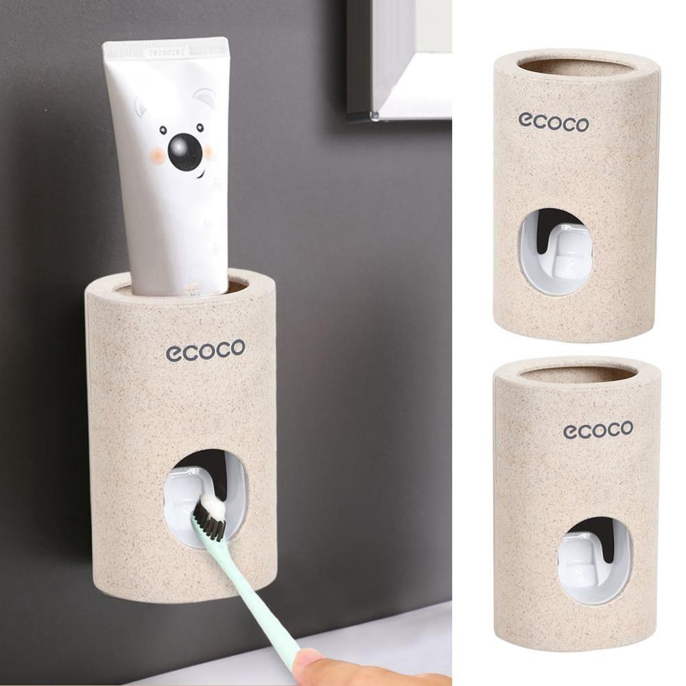 Giá Đỡ Bàn Chải Đánh Răng Tự Động Gắn Tường Chống Bụi Có Thể Phân Hủy