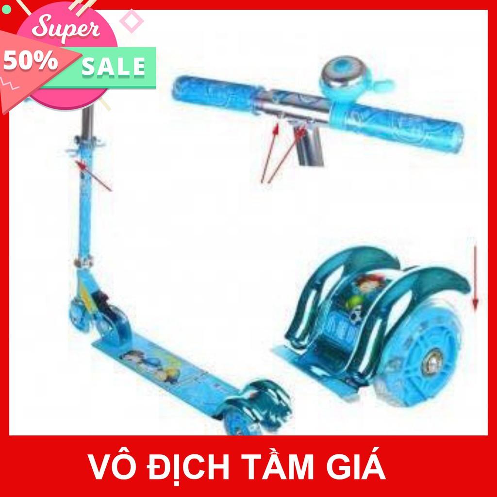 Xe Trượt Scooter Bánh Phát Sáng Cho Bé Vui Chơi (Gia Rẻ+Giao Hàng Nhanh) mua ngay giảm giá 50% cho khách hàng SẴN HÀNG G