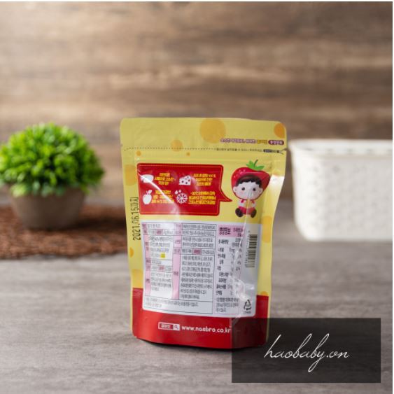 [Haobaby shop] Phô mai hoa quả Naebro Hàn Quốc cho bé 12M ăn dặm