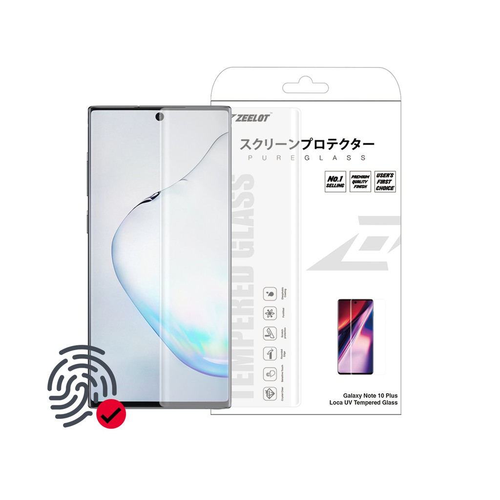 Kính cường lực UV Zeelot Samsung Note 10 Plus/Note 20 Ultra - Hàng Chính Hãng