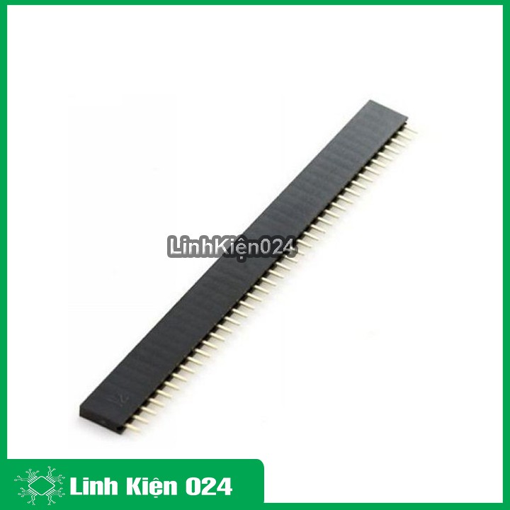 Thanh jump cái đơn 1x40P 2.54mm (đen)