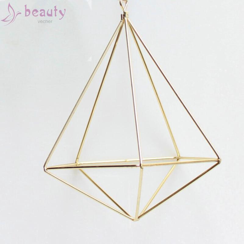 Unique Hanger Furnishing Design Basket Decoration Air Plant Flower Pot Ornament Wall Holder Garden Hanging geometric