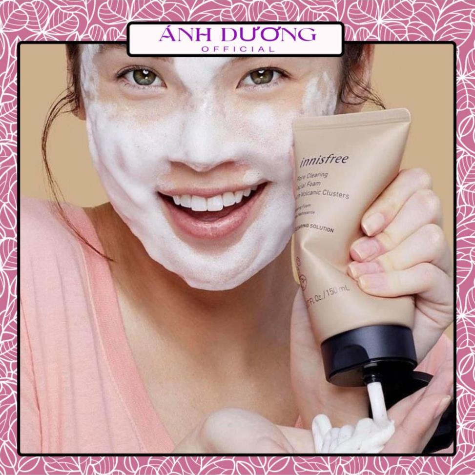 Sữa Rửa Mặt Trà Xanh Innisfree Green Tea Cleansing Foam 150ml ,Srm Tro Núi Lửa Jeju Volcanic Pore - Latino Shop