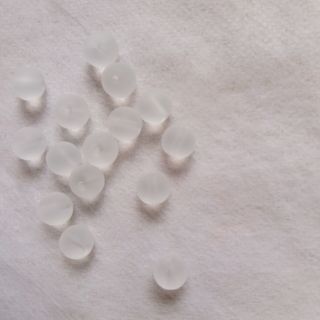 HDT901 - Hạt đá tròn trắng nhám 6mm