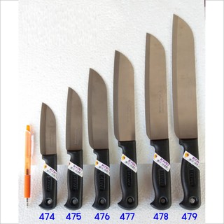 Dao thái thịt làm bếp cán nhựa Kiwi Thái Lan 474-5-6-7-8-9 [Chính hãng có bảo đảm]