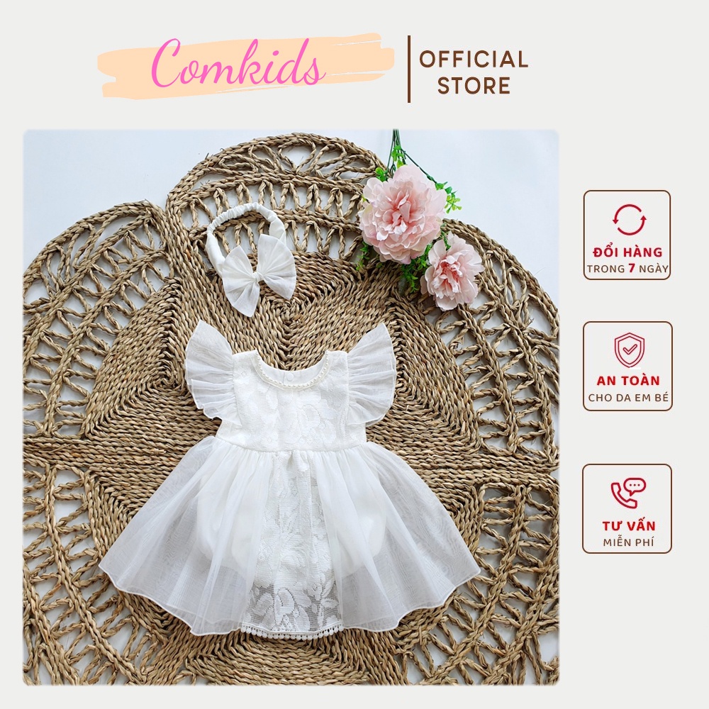Body Váy Công Chúa Cánh Tiên Cho Bé Gái Từ 0-13kg, Body Liền Thân, Dự Tiệc, Đầy Tháng, Thôi Nôi - Hàng Thiết Kế