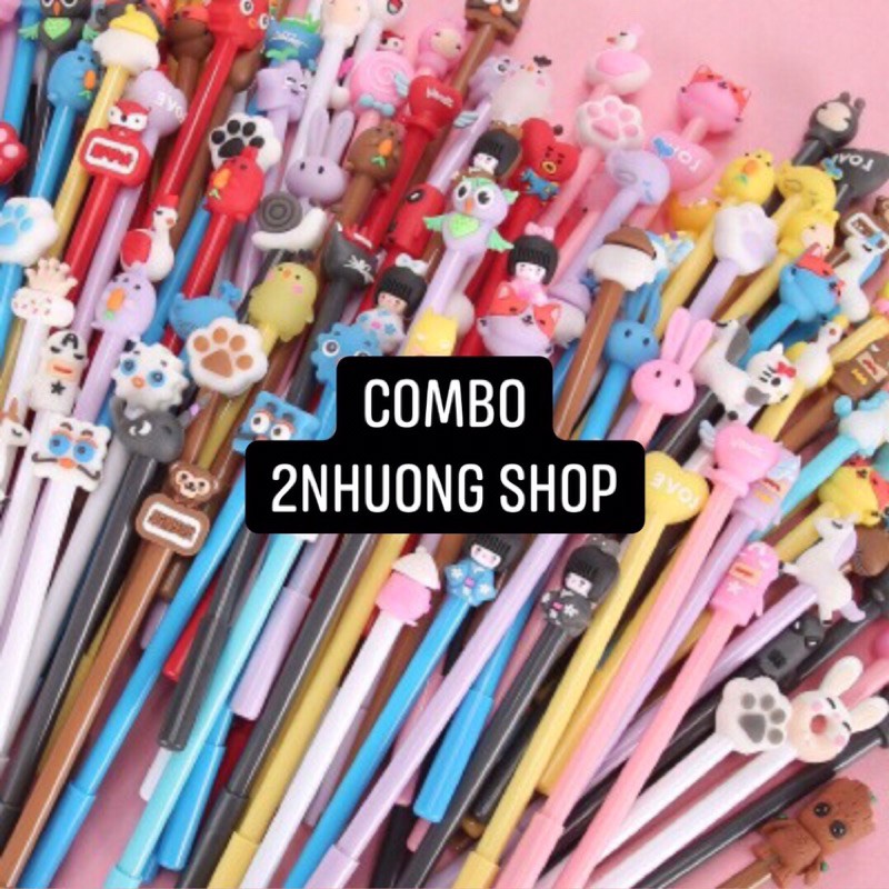 combo bút khác kiểu 5 10 15 20 bút nhiều kiểu