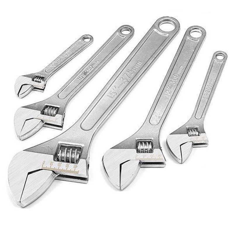 Cờ Lê Điều Chỉnh Đa Năng Tùy Chỉnh Cỡ Lớn 10 Inch 12 Inch Kèm Cờ Lê Tiện Dụng