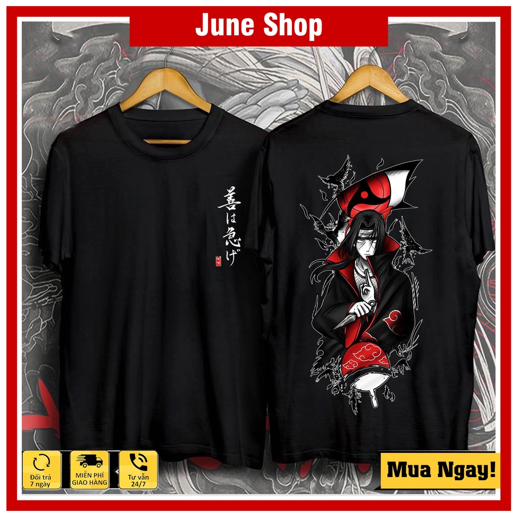 Mẫu áo phông Uchiha Itachi - Áo Anime, Naruto siêu ngầu, siêu chất