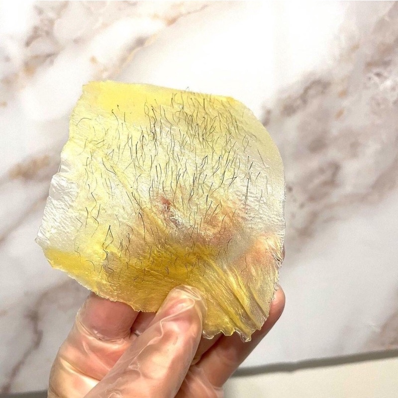 Combo nồi nấu sáp điện từ màu hồng kèm 100gr sáp wax lông tặng mỡ trăn nstore 75g giúp triệt lông các vùng trên cơ thể