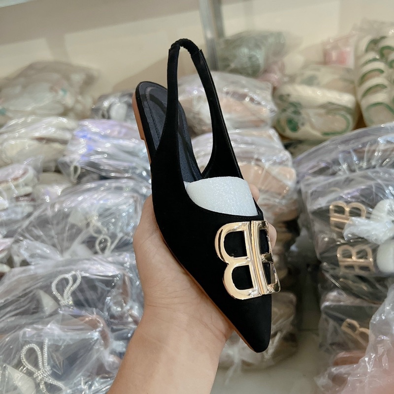 GIÀY búp bê khoá BB mũi nhọn sang chảnh