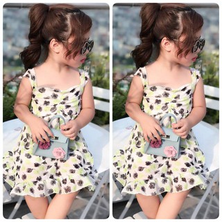 Đầm Voan Maxi Đuôi Cá Bé Gái
