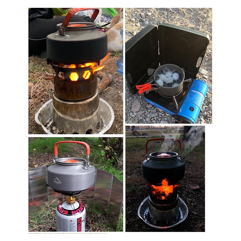 [xingflyVN]Camping Tableware Outdoor Cookware Set Pots Tourist Equipment Utensils Hiking