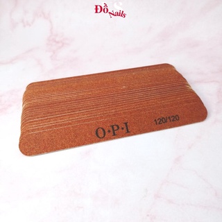 Dũa móng tay dũa mỏng nhám nâu opi độ nhám 120