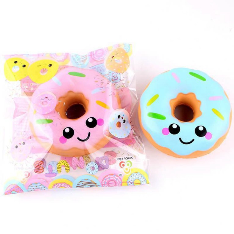 Bán 1 đồ chơi Squishy hình bánh Donut đáng yêu squishy Siêu rẻ