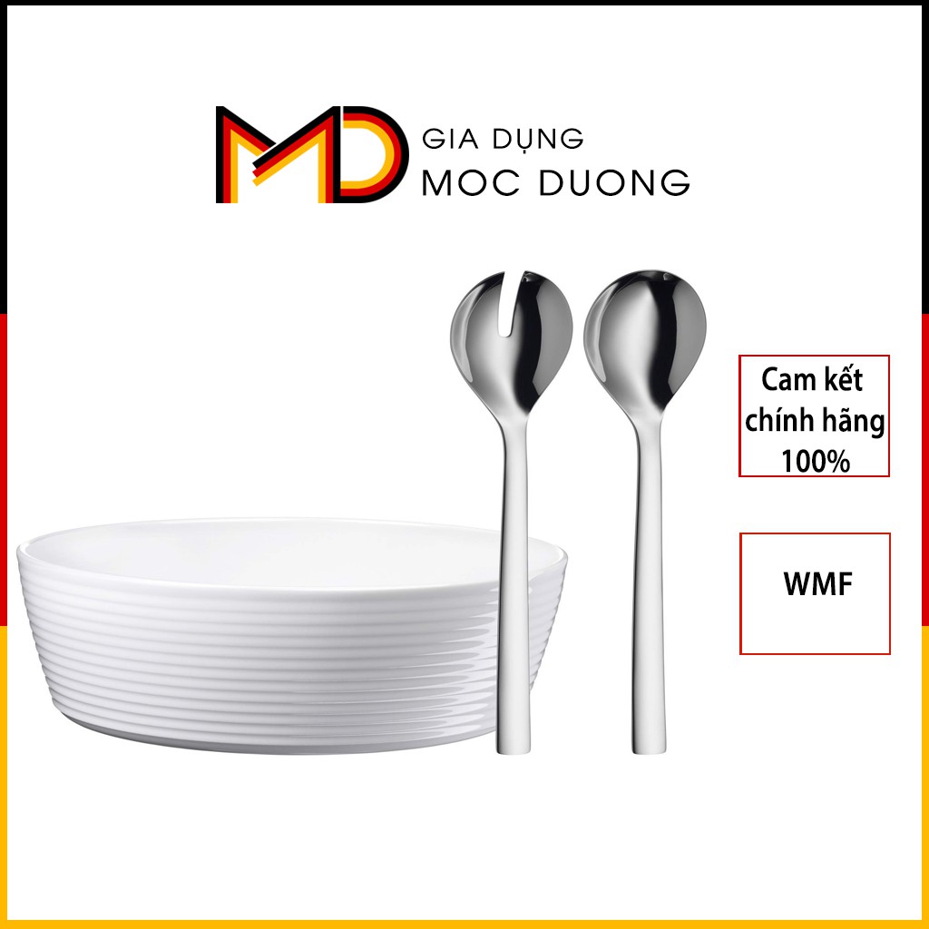 Set 1 bát + 2 thìa WMF Salatset Nuova, chính hãng, Gia Dụng Mộc Dương