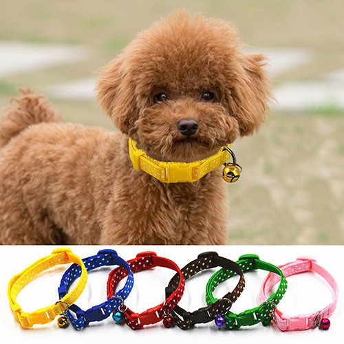 Vòng Cổ Họa Tiết Chấm Bi Cho Thú Cưng