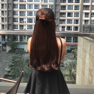 [hình chụp thật] tóc nửa đầu m14