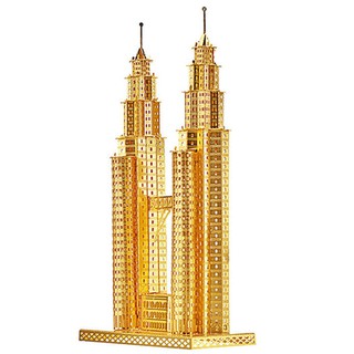 Mô hình thép 3D tự ráp Piececool Petronas Towers