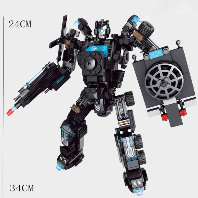 [900 CHI TIẾT] ĐỒ CHƠI XẾP HÌNH LEGO BIỆT ĐỘI SWAT, LEGO XE OTO QUÂN ĐỘI, LEGO ROBOT, LEGO TRỰC THĂNG QT27