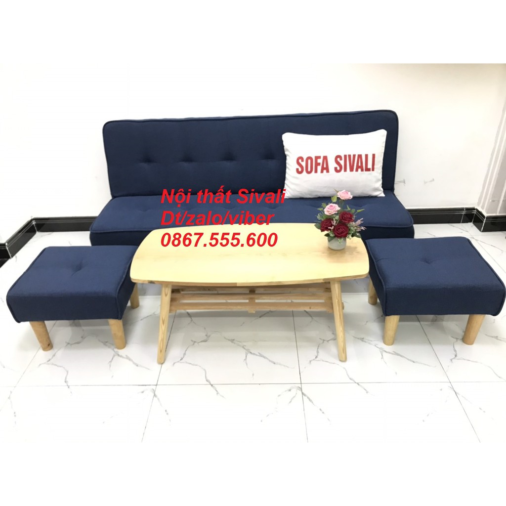 SFB05-Bộ ghế sofa bed, sofa giường phòng khách Sivali, salon, sopha, sa lông, sô pha