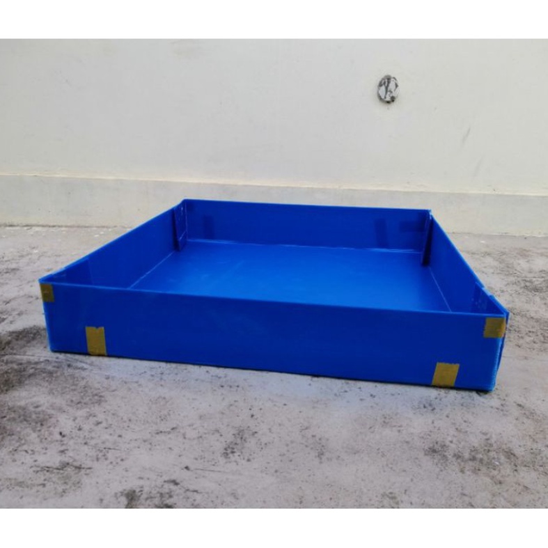 Lồng gà chọi 1mx1mx80 + khay nhựa combo