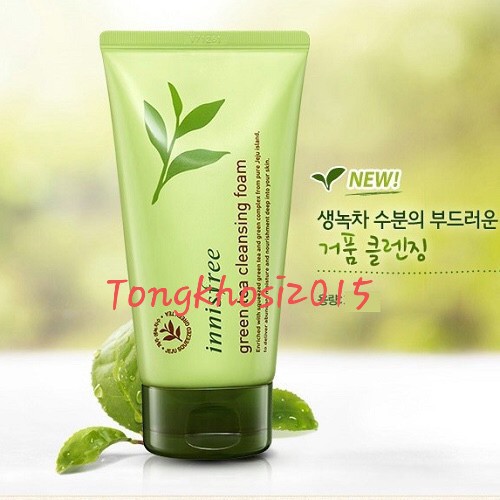 Sữa rửa mặt trà xanh innisfree giảm thâm nám trắng da ngăn ngừa mụn hiệu quả | BigBuy360 - bigbuy360.vn