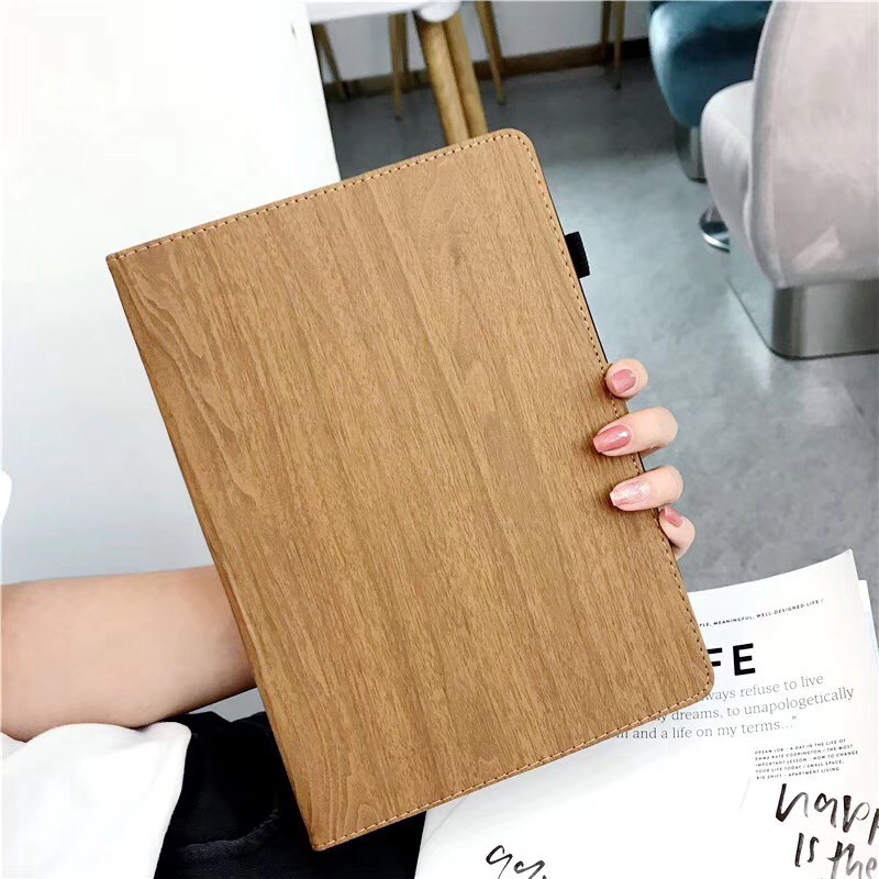 Ipad wood protection cover 2018 9.7 inch air4 10.9 mini 1/2/3/4 universal leather case | BigBuy360 - bigbuy360.vn