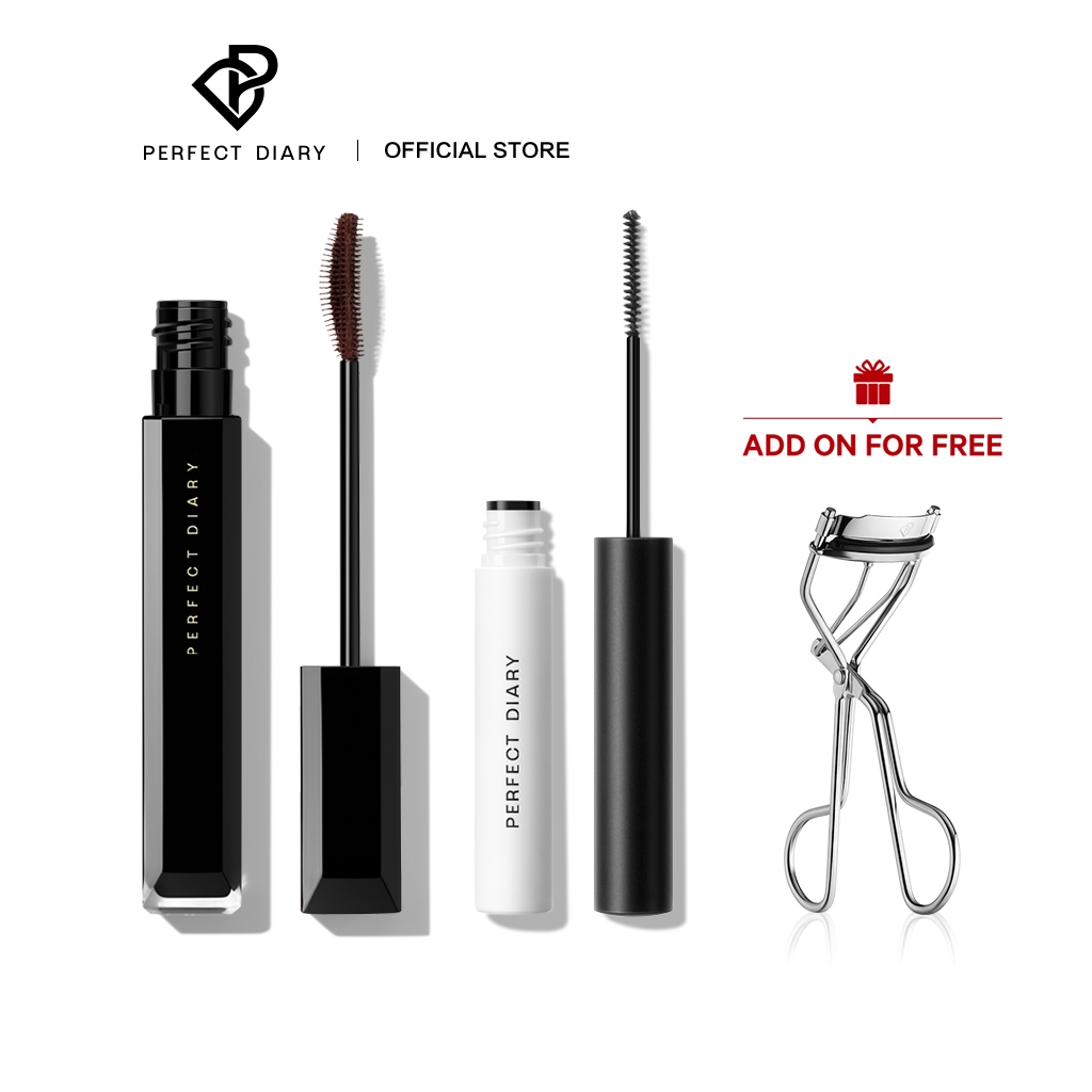 [Mã FMCGMALL - 8% đơn 250K] Bộ 2 mascara Perfect Diary kéo dài mi lâu trôi chống thấm nước