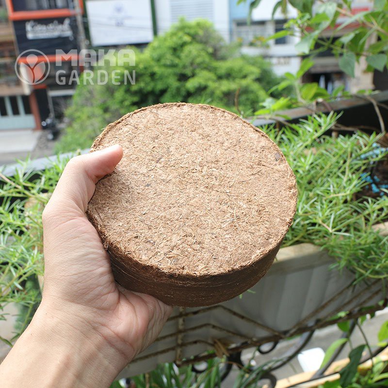 Viên Nén Xơ Dừa Trồng Cây Batrivina - Viên 450Gr - Mụn Sơ Dừa Bánh Lớn, Nở Gấp 5 Lần, Ươm Hạt, Trồng Rau, Trộn Giá Thể