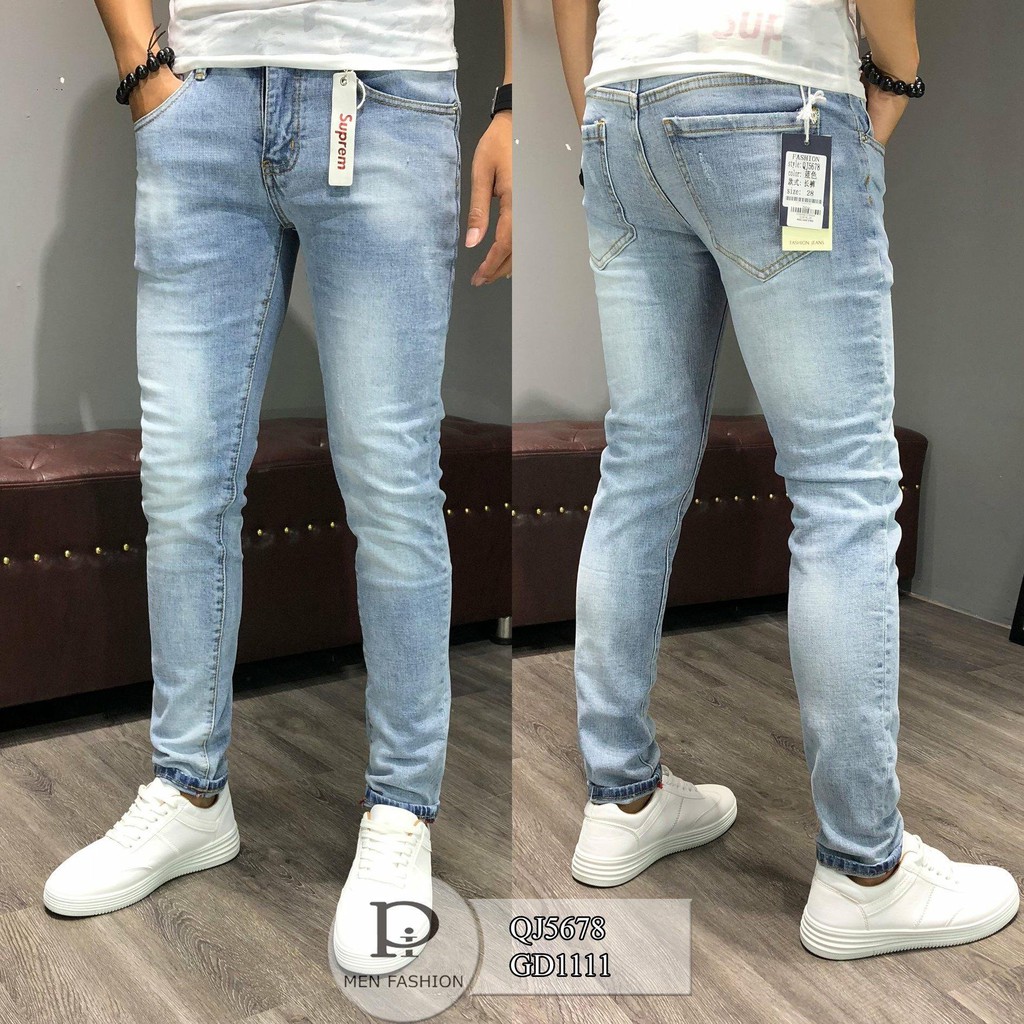 𝐀𝐫𝐮 𝐒𝐡𝐨𝐩 - 𝐁𝐚́𝐧 𝐡𝐚̀𝐧𝐠 𝐜𝐨́ 𝐭𝐚̂𝐦 - QUẦN JEANS NAM CHẤT XỊN (CHẤT CO DÃN), HÀNG CAO CẤP mã 5678