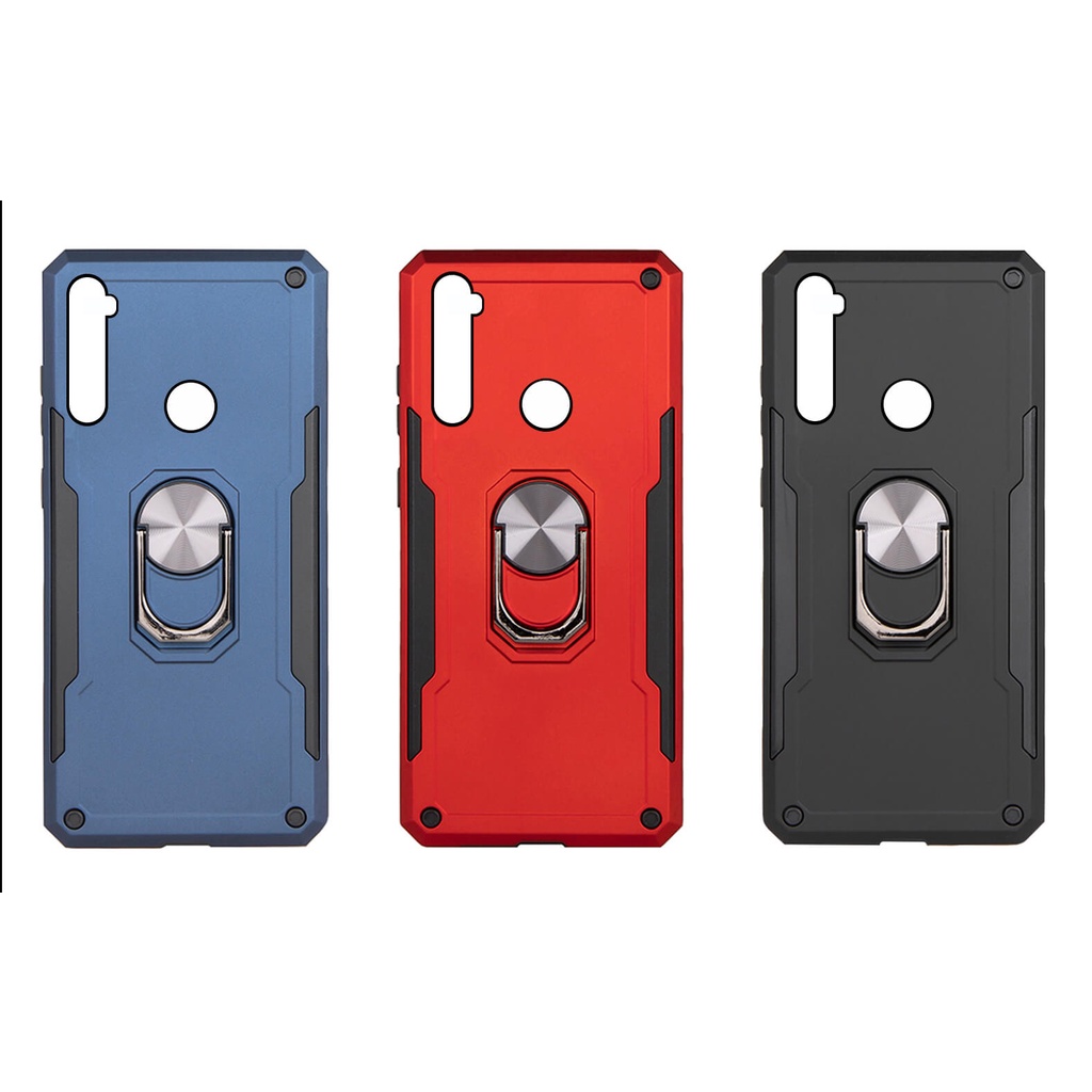 Ốp lưng Realme 5 Pro siêu chống sốc có hít xe hơi - Đỏ