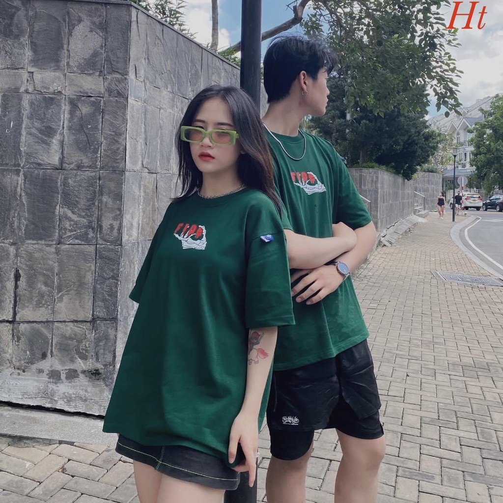[ SẴN HÀNG MẪU ĐẸP ] Áo Phông Nam Nữ in xương tim 2 mặt siêu hót