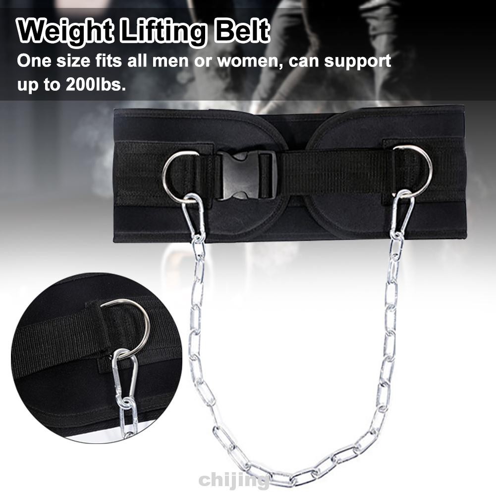 Đai Xích Treo Tạ Dip Belt Hỗ Trợ Tăng Trọng Lượng Squat, Pull Up, Dips