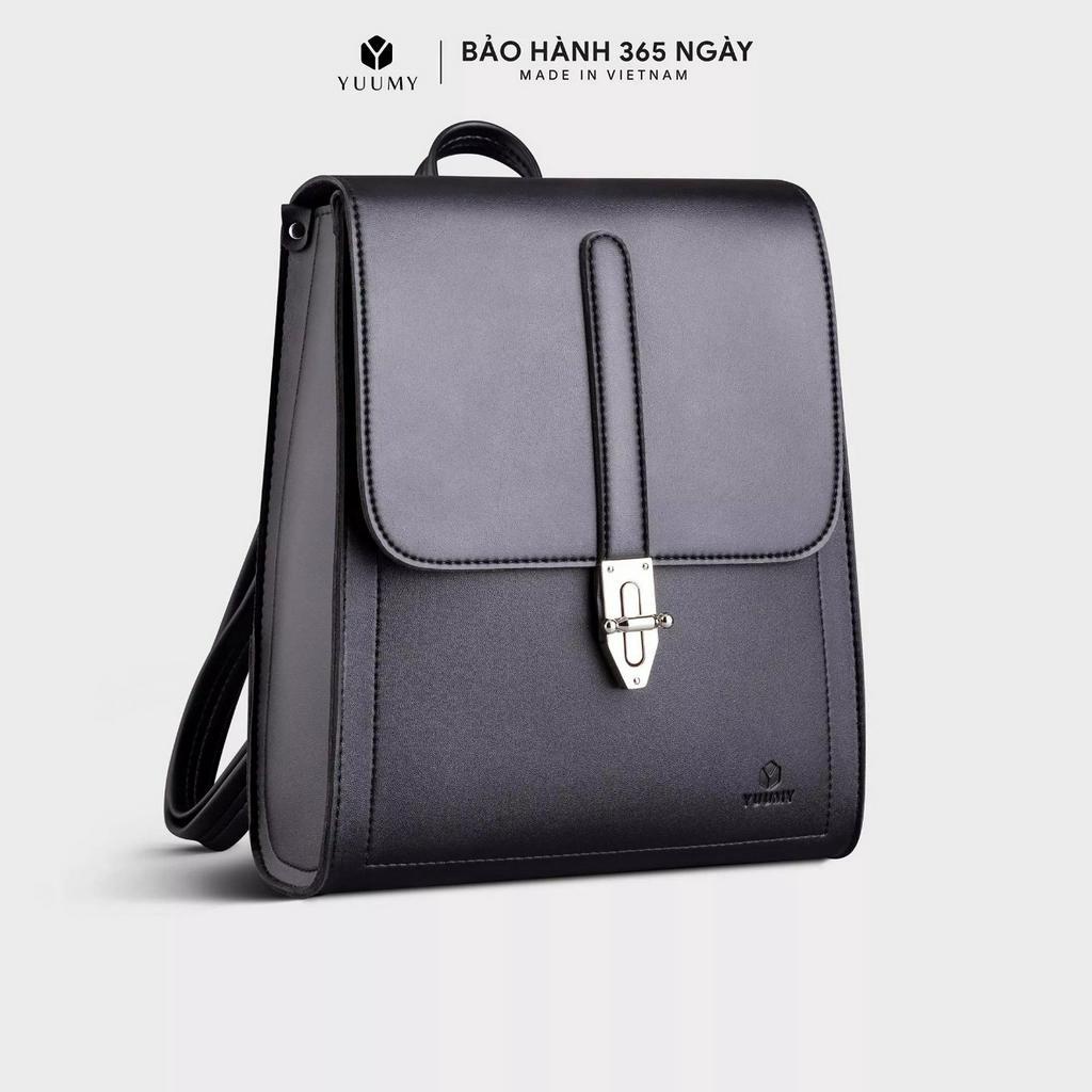 Balo da nữ trơn thời trang đi chơi YUUMY YBA74
