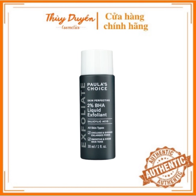 Dung Dịch Loại Bỏ Tế Bào Chết Paula's Choice 2% BHA 30ml