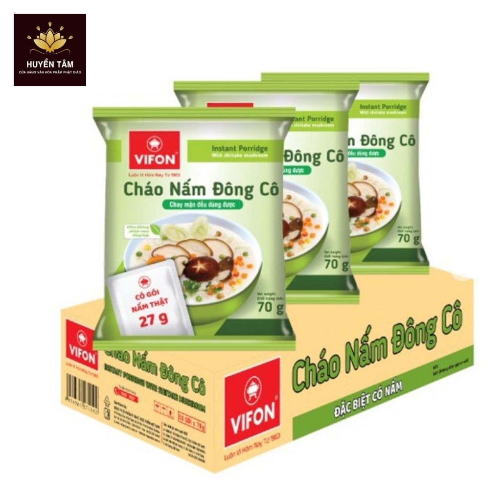 Cháo nấm Đông cô VIFON (70g/gói)