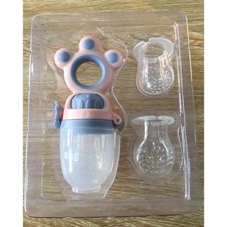 Dụng Cụ Ăn Dặm AAG 309 314 - Túi Nhai Hình Gấu Cho Bé Chống Hóc Silicon - Sản Phẩm Chính Hãng Nhập Khẩu Hàn Quốc