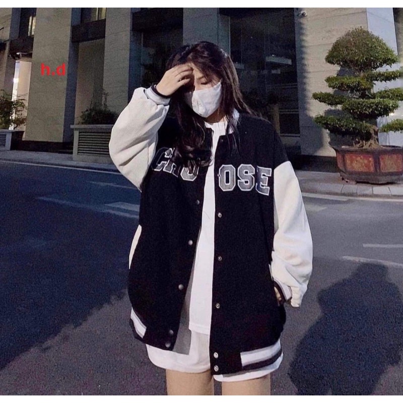 Áo bomber tay trắng OSE HD6